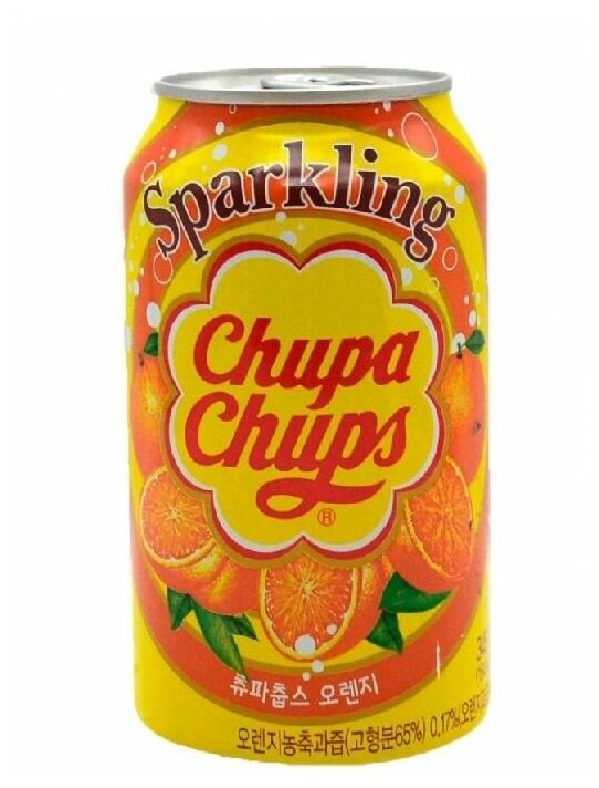 Напиток Chupa Chups Sparkling Orange 0.345л - фотография № 4