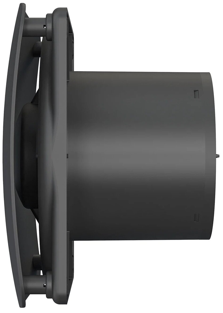Вентилятор вытяжной осевой DICITI RIO 5C Matt black, с обратным клапаном, с двигателем на шарикоподшипниках, D 125 мм, черный матовый - фотография № 2