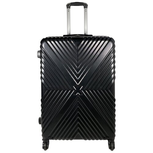 фото Чемодан – большой (размер l) 95 л, 73x48x27 см, съемные колеса , цвет черный king of king