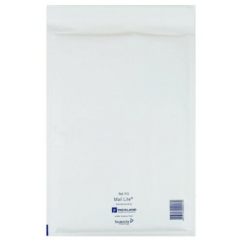 Крафт-конверт с воздушно-пузырьковой плёнкой Mail Lite, 22х33 см, белый