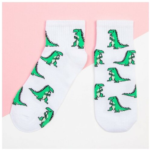 фото Носки женские kaftan "дино" р.36-40 (23-25 см)