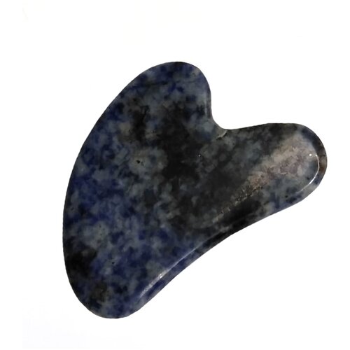 Скребок Гуаша из натурального камня (нефрит) для массажа тела и лица, против отeчности и морщин, для упругости кожи.