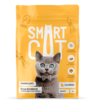 Корм Smart Cat для котят, с цыпленком, 1.4 кг - фотография № 6