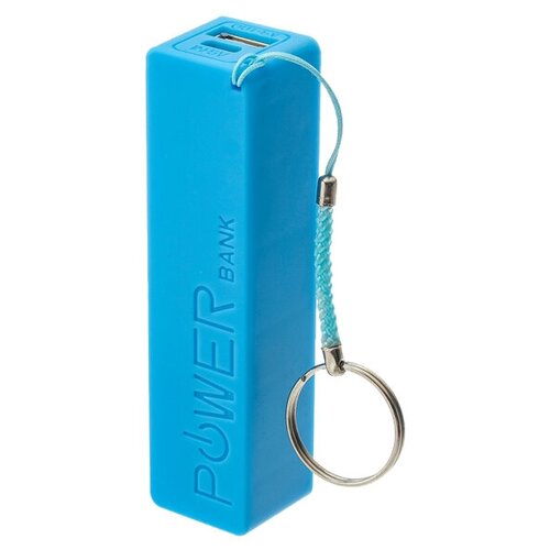 Внешний аккумулятор LuazON PB-03 2200 мАч USB 1 А крепление кольцо синий 134400₽