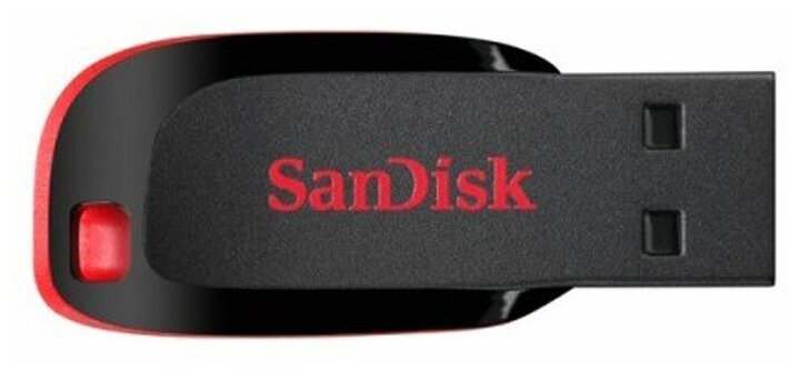 USB Flash накопитель 128GB SanDisk Cruzer Blade (SDCZ50-128G-B35) USB 2.0 Черный