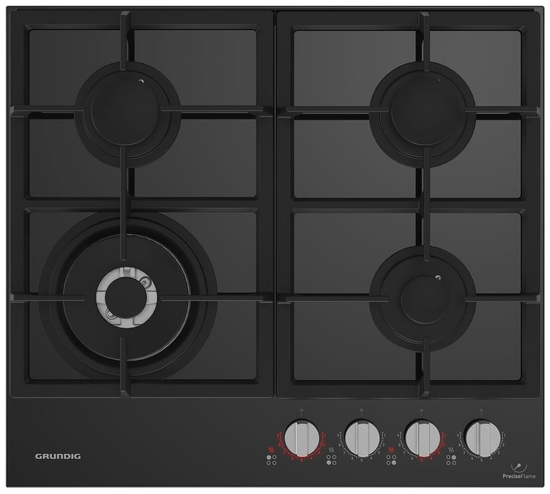 Встраиваемая газовая панель независимая Grundig GIGL 6254150