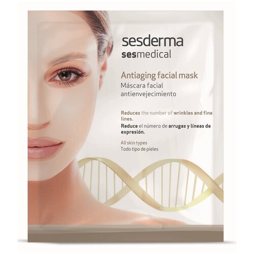 Маска омолаживающая для лица / SESMEDICAL Antiaging Facial Mask 1 шт