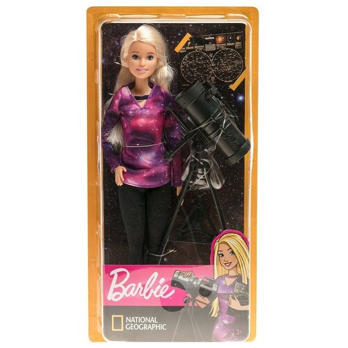 Barbie (Mattel) Barbie Кукла Барби серии Кем быть?, National Geographic Астрофизик GDM47 / GDM44 кукла mattel barbie из серии кем быть dvf50 fxn99 шеф повар