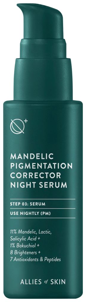 Allies of Skin Миндальная ночная сыворотка против пигментации Mandelic Pigmentation Corrector Night Serum 30 мл