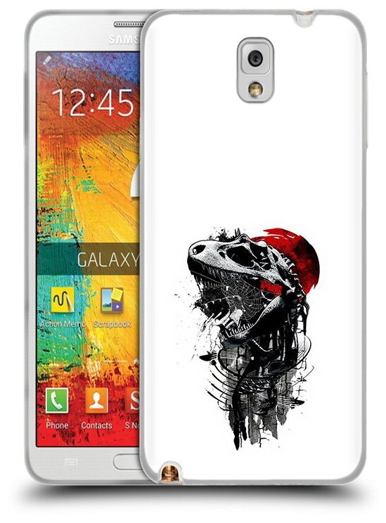 Чехол задняя-панель-накладка-бампер MyPads вымерший динозавр для Samsung Galaxy Note 3 SM-N900/N9005 противоударный