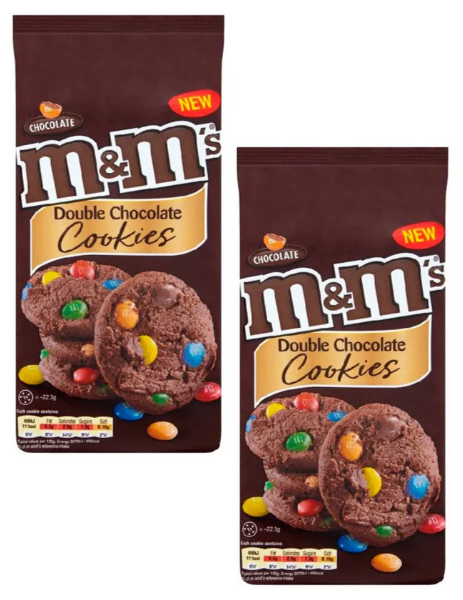 Печенье M&M's Double Chocolate, ( 2 шт по 180 г)