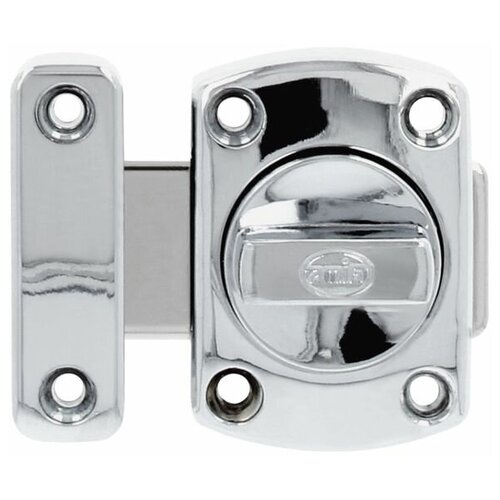 Защелка дверная (фиксатор-завертка) AMIG, задвижка покр.хром., 388-30 СR