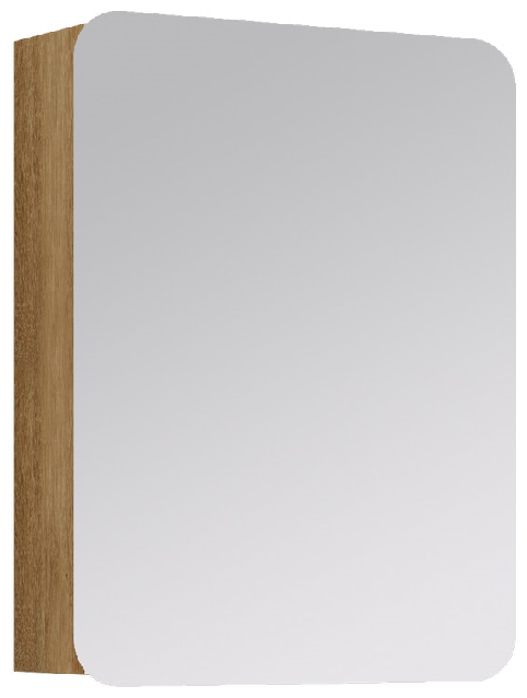 Зеркало-шкаф AQWELLA Вега 50 см цвет дуб сонома Veg.04.05
