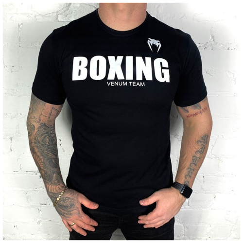 Футболка Venum Boxing VT T-Shirt черная/белая L