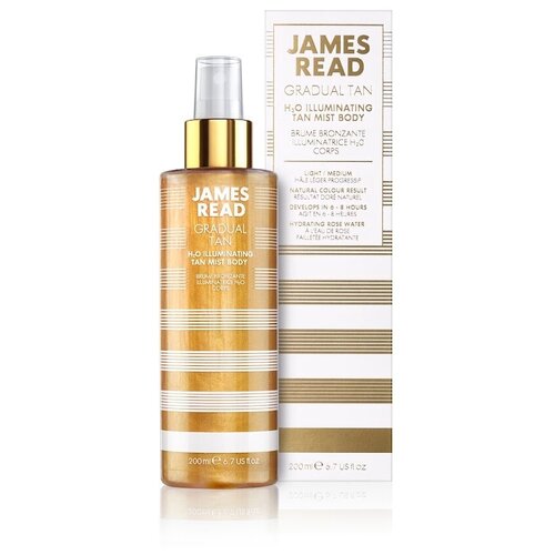 Спрей для тела с эффектом загара JAMES READ H2O ILLUMINATING BODY MIST