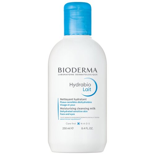 Bioderma молочко очищающее Hydrabio, 250 мл, 250 г очищающее молочко bioderma hydrabio moisturising cleansing milk 250 мл