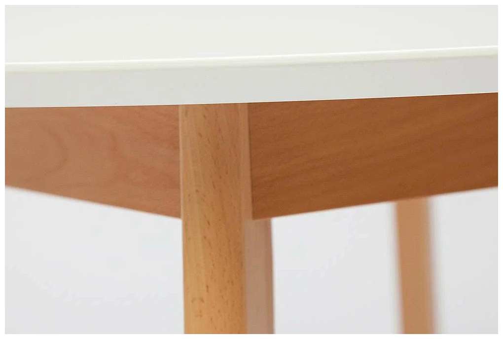 Обеденный стол TetChair Датская Bosco 120 см, белый, коричневый - фото №2