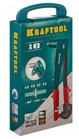 Заклепочник 24-48мм Kraftool (10/уп, 30/кор) KRAFTOOL 31170_z01 (1шт) (31170_z01)