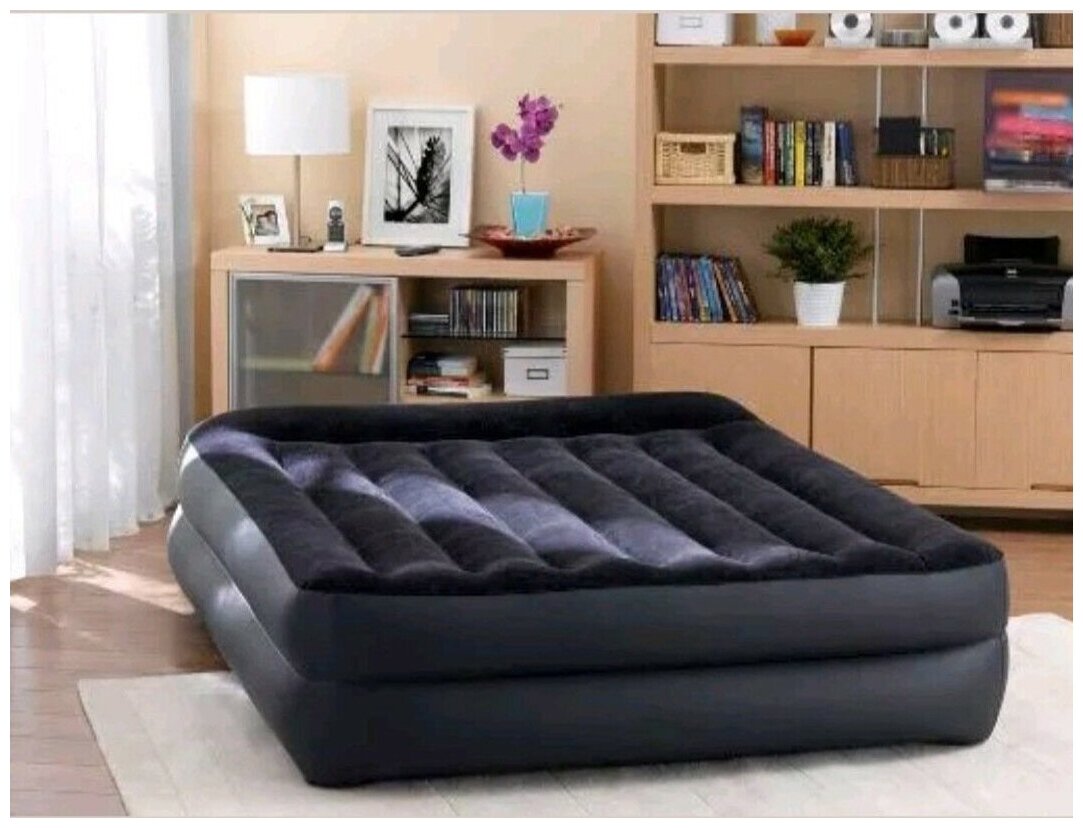 Кровать INTEX Pillow Rest Raised Bed 152х203х42см 64124 - фотография № 8