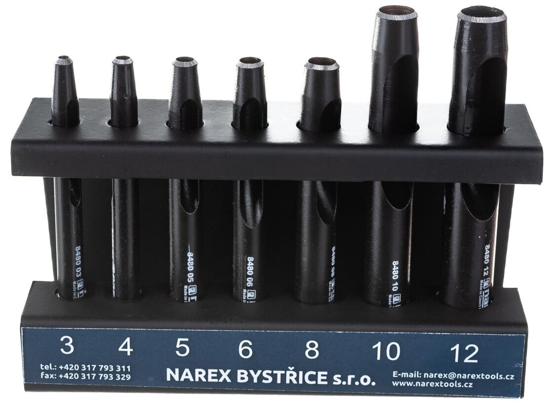 Набор из 7 пробойников на подставке Narex 854800