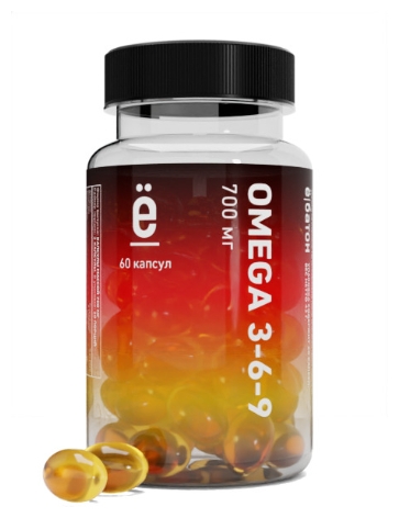 Ёбатон Omega 3-6-9 капс., 0.7 г, 60 шт.