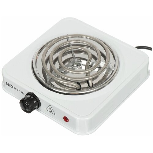 Электроплитка одноконф ЭПС1 230 В 1 кВт спираль белая TDM 86900₽