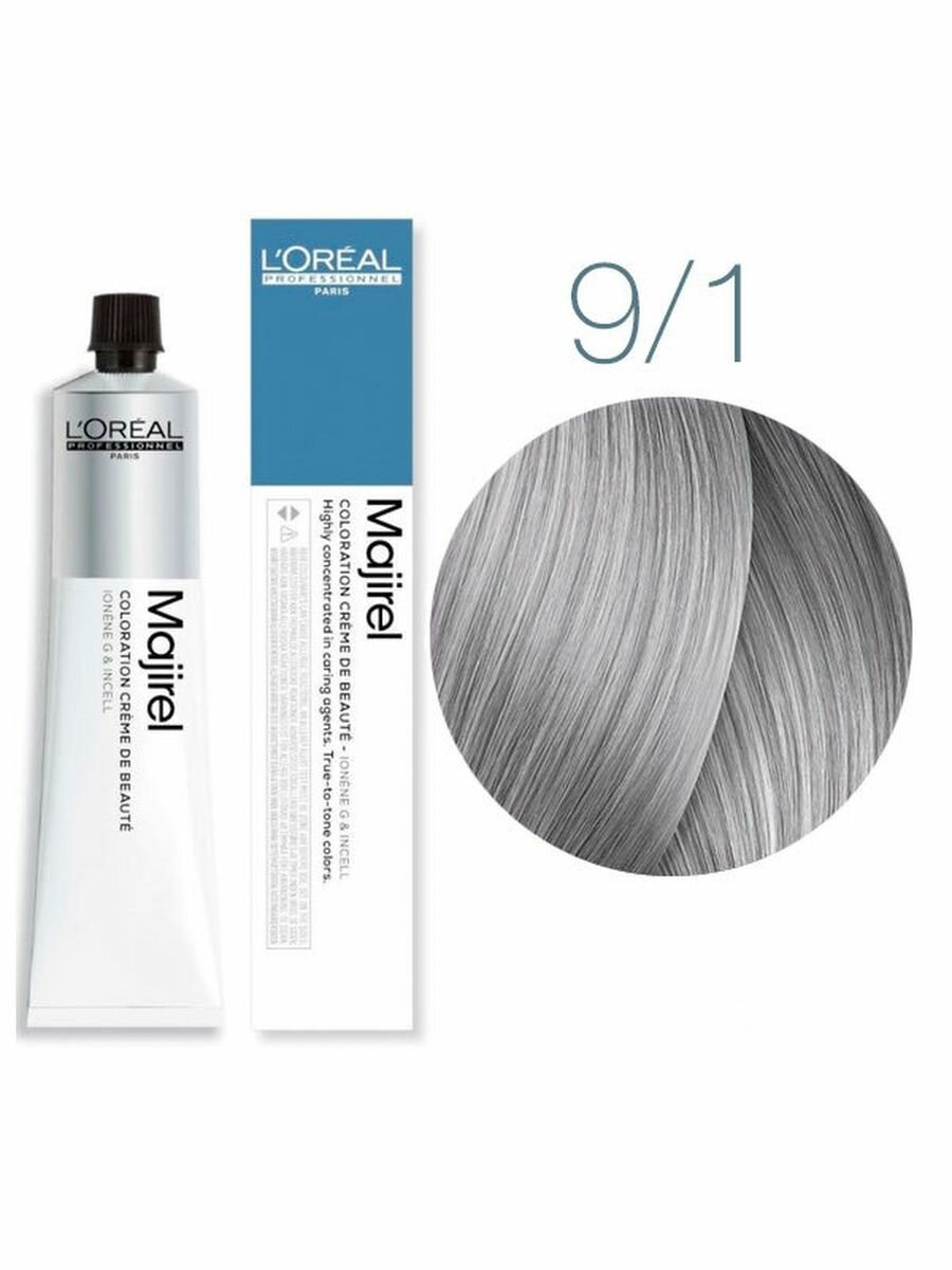 Loreal Majirel Cool Inforced - 9.1 Краска Мажирель Кул Инфорсд