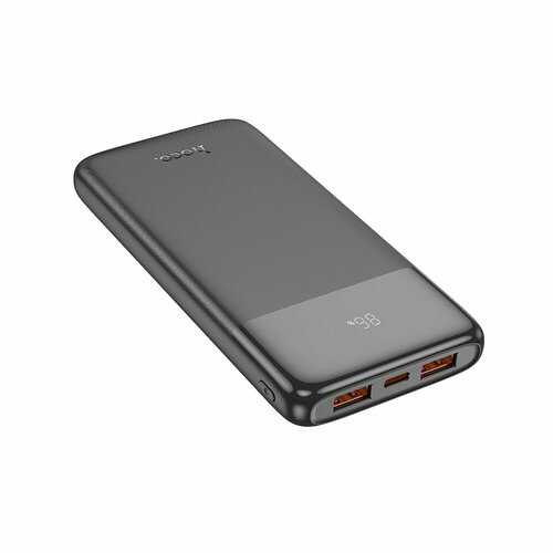 Аккумулятор внешний универсальный Hoco J121 10000 mAh power bank 22.5W (2USB:5V-2.0A) Черный