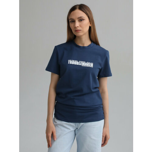 Футболка Jason Rocks trouble, размер L, синий