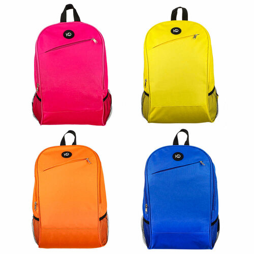 ЮL Рюкзак облегченный, полиэстер, 40х29х14см, 4 цвета, #1705, 4 штуки