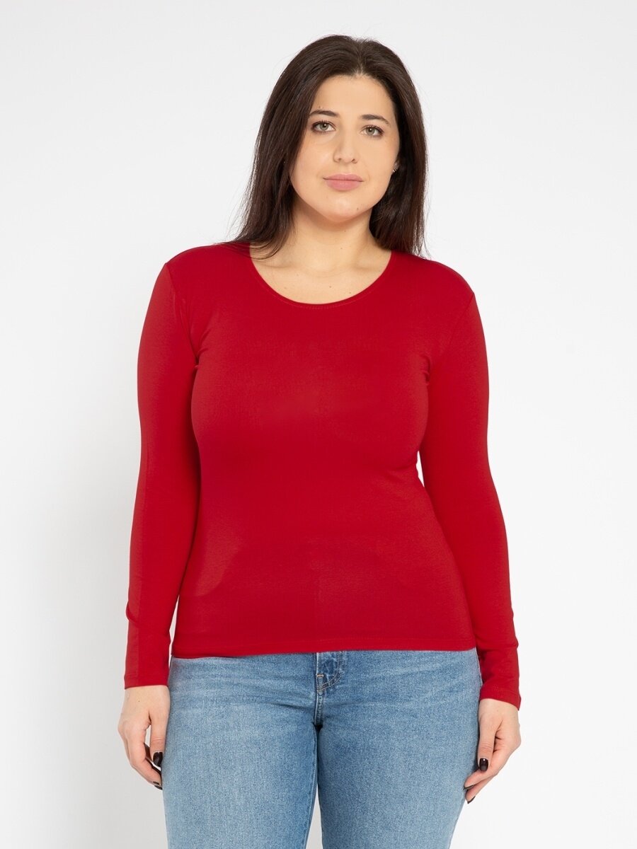 Лонгслив Magic lady  размер 56 58    красный