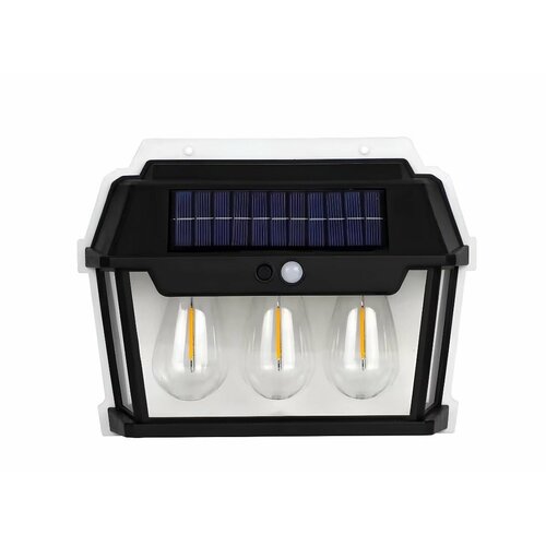 Светодиодный уличный светильник на солнечной батарее настенный садовый ретро фонарь 730₽