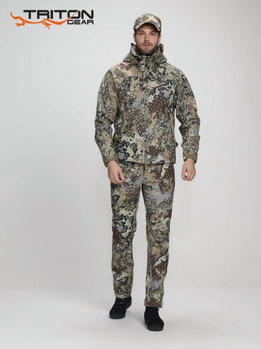 Изображение товара Костюм охотничий, рыболовный "TRITON PRO" -5 (SoftShell, Pro Duck Hunter) TRITON GEAR Размер 48-50/182-188