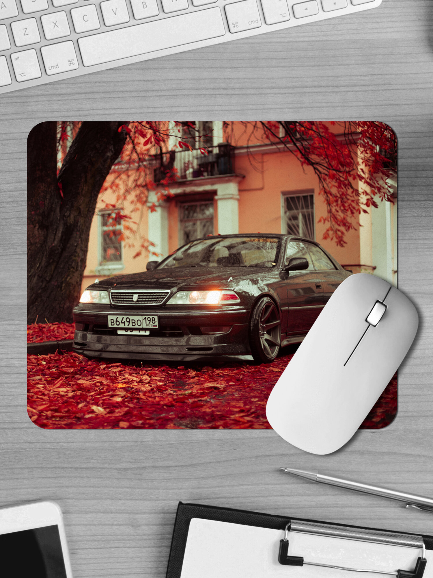 Коврик для мыши / Тойота / Toyota / Mark 2 / Марк 2 / Японец / автомобиль / машина / бпан / стиль / хайп / топ / подарок