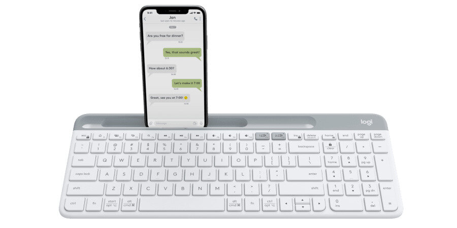 Беспроводная Клавиатура Logitech K580 SLIM Multi-Device, белый