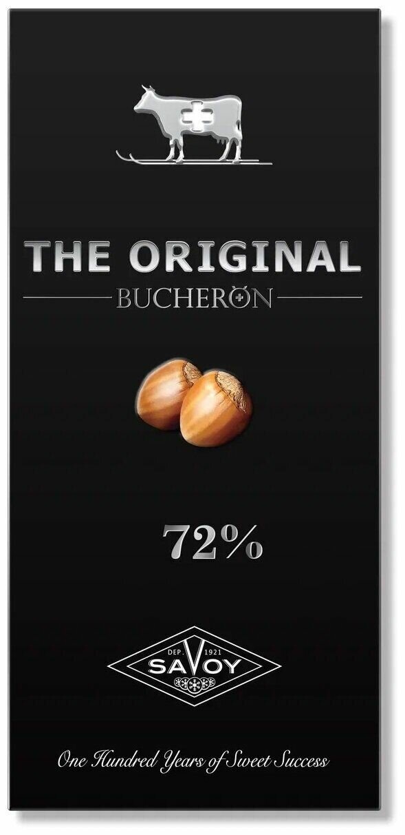 Bucheron Шоколад Original горький с фундуком, 90 г