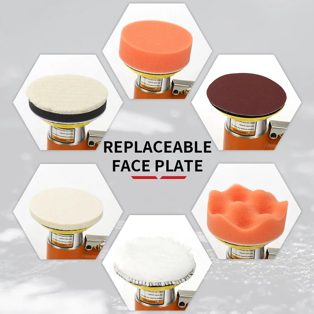 Изображение Пневматическая шлифовальная машинка SI FANG AT-1502, Black sander kit A