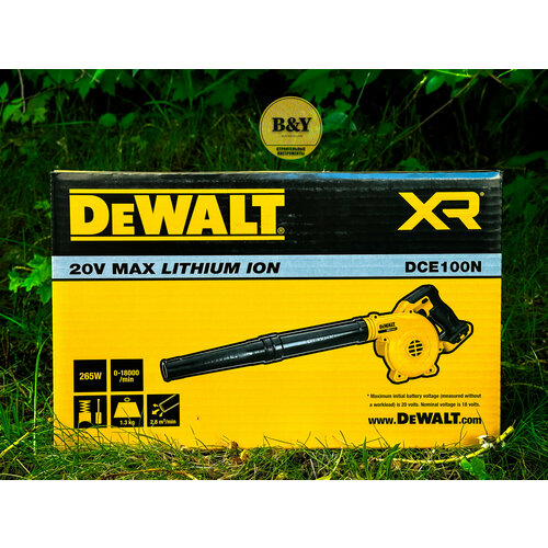 Аккумуляторная воздуходувка DeWalt DCE100 (DCV100) 20В