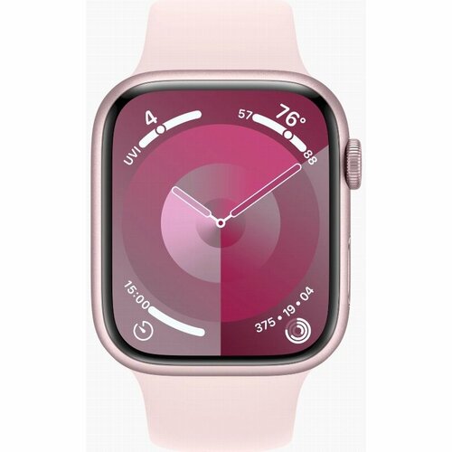 Умные часы Apple Watch Series 9 45 мм Aluminium Case GPS Light Sport Band - ML Pink розовый 47118₽
