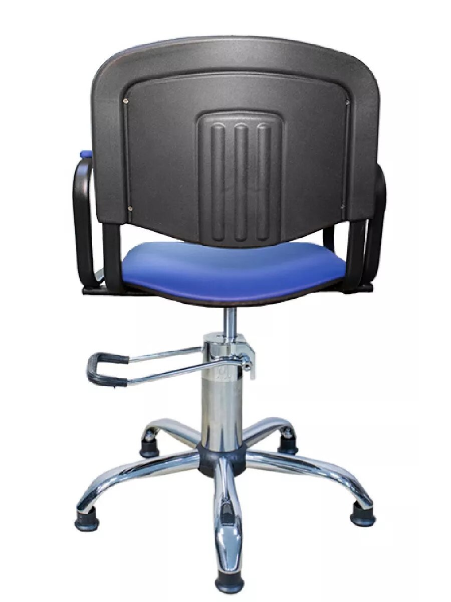 Кресло парикмахерское Kontakt пятилучие синий — фото 1