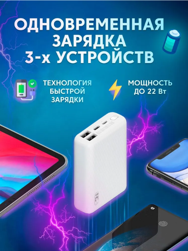 Power Bank ZMI 10000 mAh Type-C 22,5W MINI (QB817) Green — фото 1