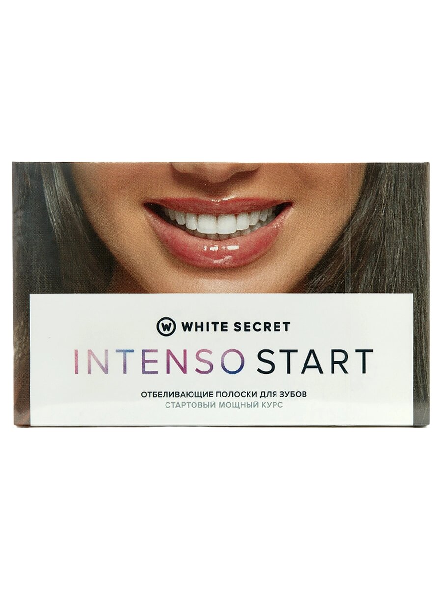 Отбеливающие полоски для зубов на 24 тона White Secret Intenso Start 7 шт