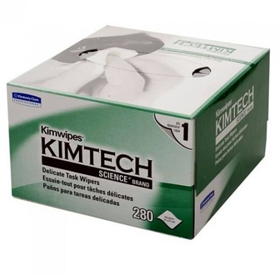 Салфетки безворсовые Kimtech Kimwipes Science (280 шт) размер 11х21 см.