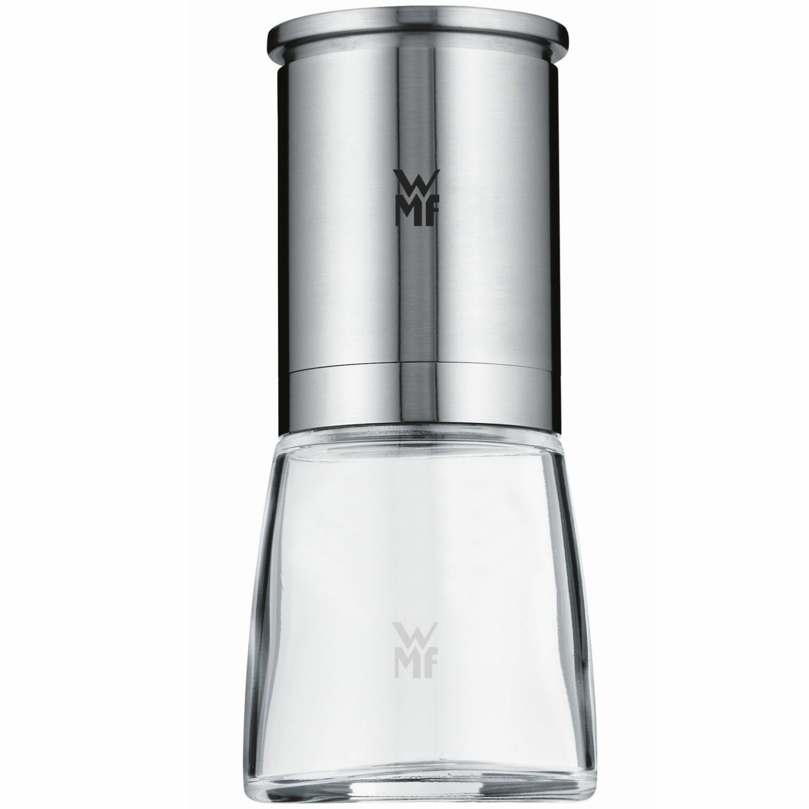Мельница для специй WMF De Luxe, высота 14 см, нержавеющая сталь Cromargan, стекло, измельчитель из керамики
