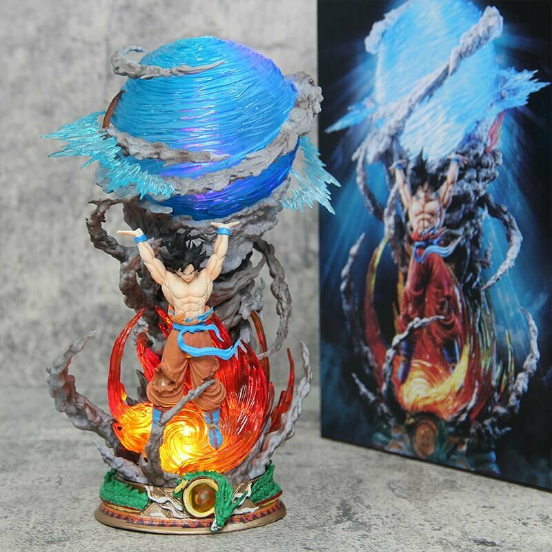 Драконий шар Светящаяся статуя Какарот/Dragon Ball Luminous Statue 23cm
