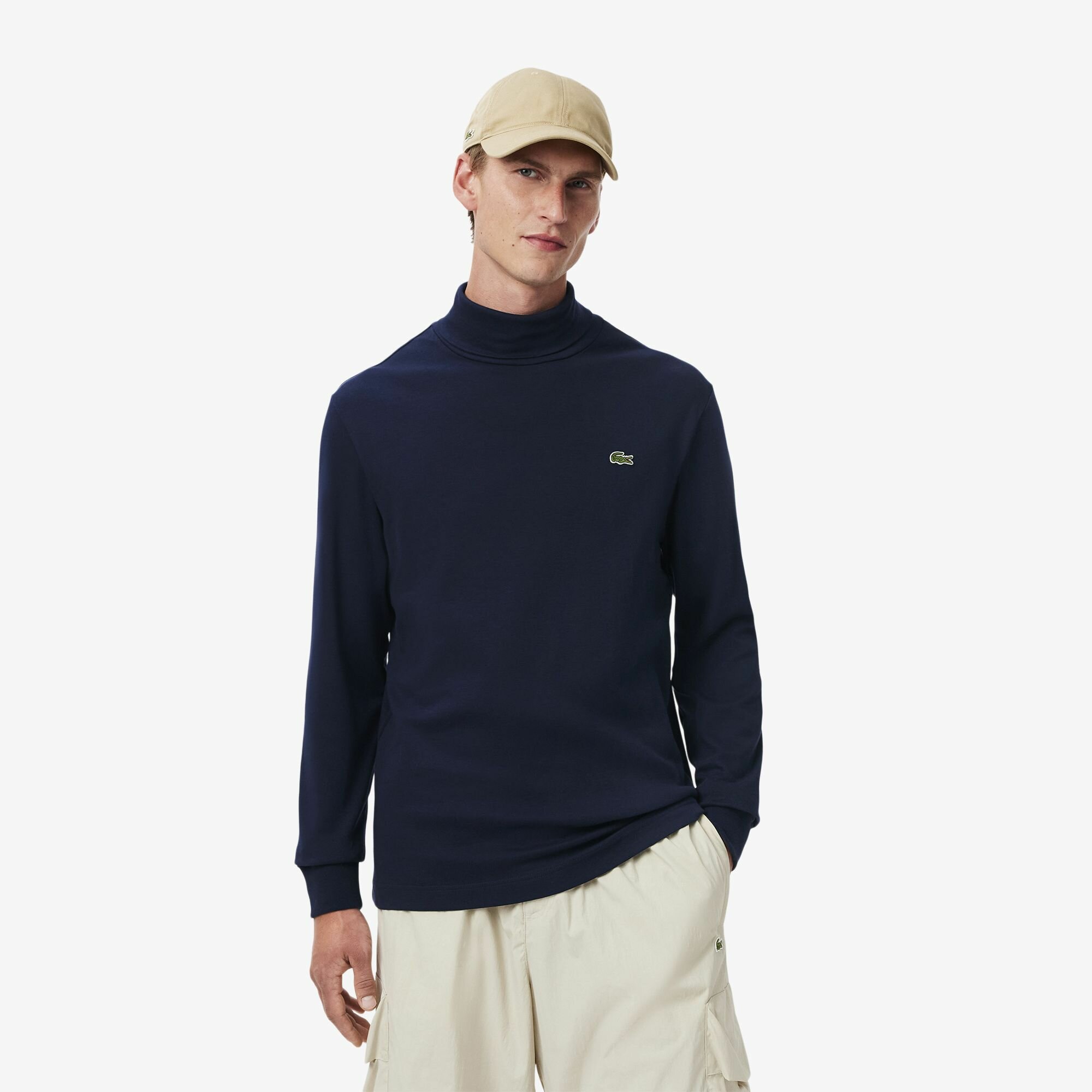 Водолазка LACOSTE, размер T6, , синий