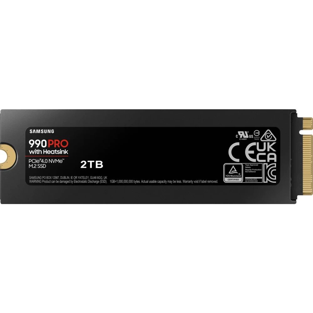 Внутренний SSD диск SAMSUNG 990 PRO 2TB, M.2, NVMe 2.0, PCIe 4.0 x4 (MZ-V9P2T0CW) — фото 1