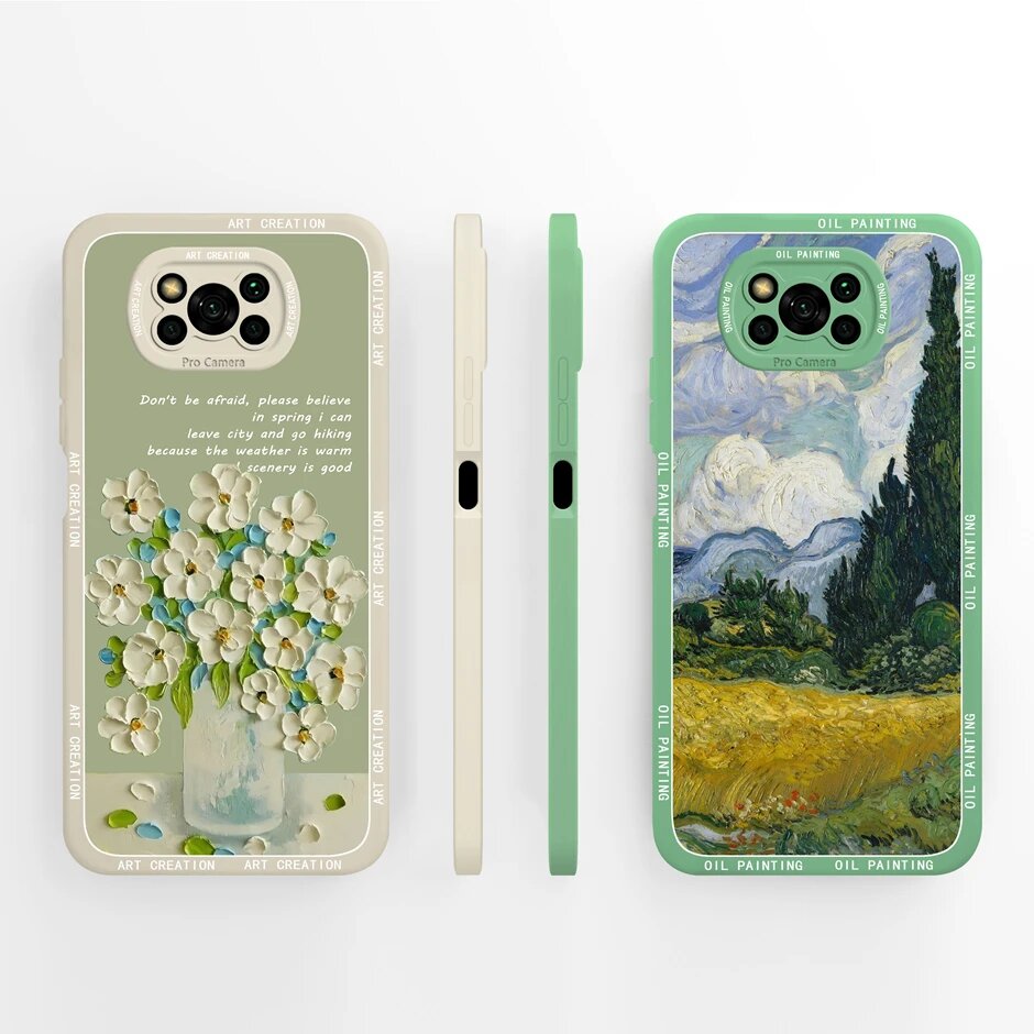 Для Xiaomi Poco X3 Pro GT NFC Чехол Cute Advanced Sense Flowers Силиконовый мягкий чехол из ТПУ для XiaomiPocoX3 X3Pro X3GT X3NFC Fundas, TYG445, Xiaomi Poco X3 NFC — фото 1