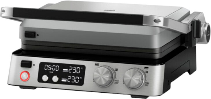 Электрогриль Braun "CG7044", антипригарное покрытие, серебристый, 2000 Вт — фото 1