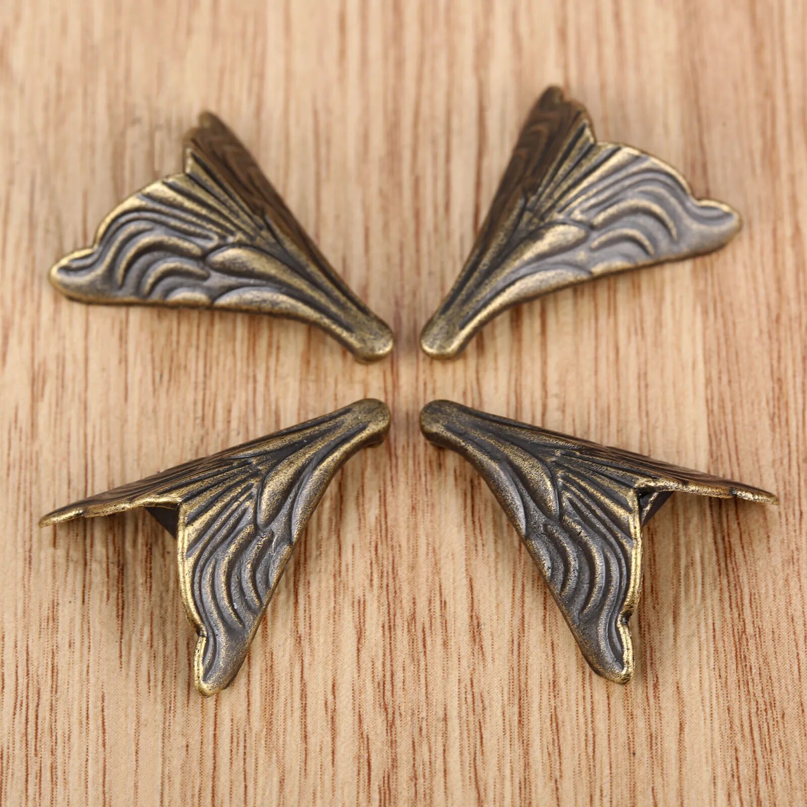 4 шт./компл. зверь Угловые протекторы Античная бронзовая бижутерия ножки для ящика подарков на древесной стене возможно изготовление вина чехол ножка стола Декор гвардии книги старые женские кроссовки